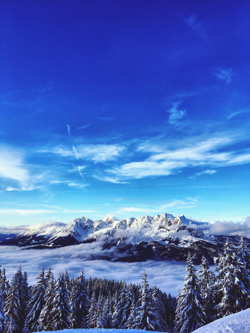 tree, sky, snow, non-urban scene, no people, ski, snowy, austria, landscape, europe, snowcapped mountain, cloud - sky, winter, white, 4K, mountain range
