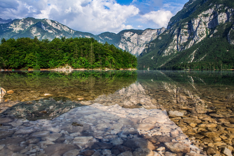 blue, scenics - nature, mountain, tranquility, clean water, cloud - sky, white, mountain peak, mountain range, tranquil scene, no people, beauty in nature