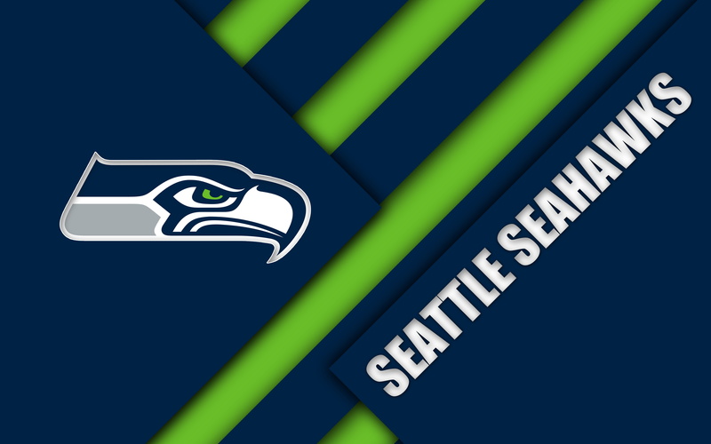 Seattle Seahawks, Emblem, Football, NFL, Logo, 4K