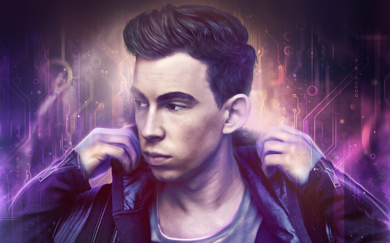 digital, Robbert van de Corput, black, music, looking at camera, Hardwell, night, youth culture, front view, hairstyle, young men, United We Are