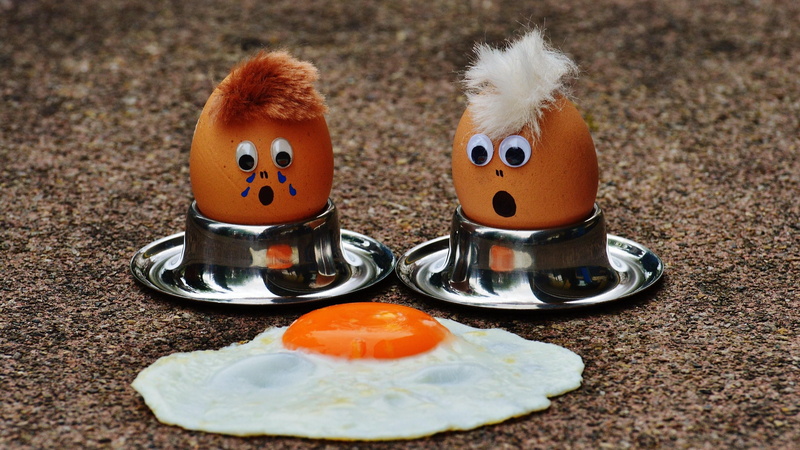 4K, eggs, funny, food