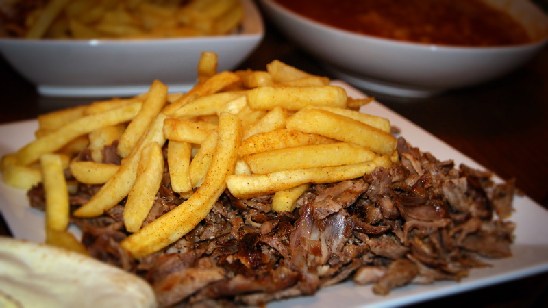 fries, indulgence, food, baghdad, potato, deep fried, iraq, plate, ready-to-eat, temptation, kass, unhealthy eating, meat, beef, jordan, close-up, amman