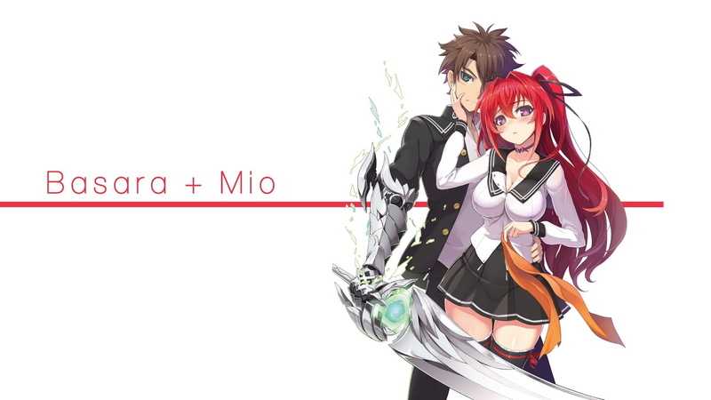 Shinmai Maou No Testament, 1080P, Basara Toujou, Mio Naruse, Anime, Shinmai Maou no Testament: Burst