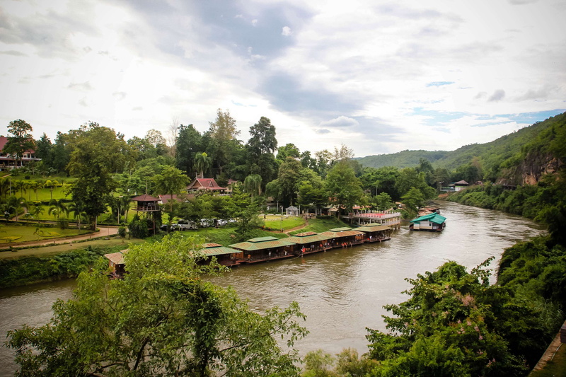 growth, water, outdoors, transportation, day, plant, cloud - sky, lake, tranquility, sky, 2K, nautical vessel, green color, incidental people, rever kaew
