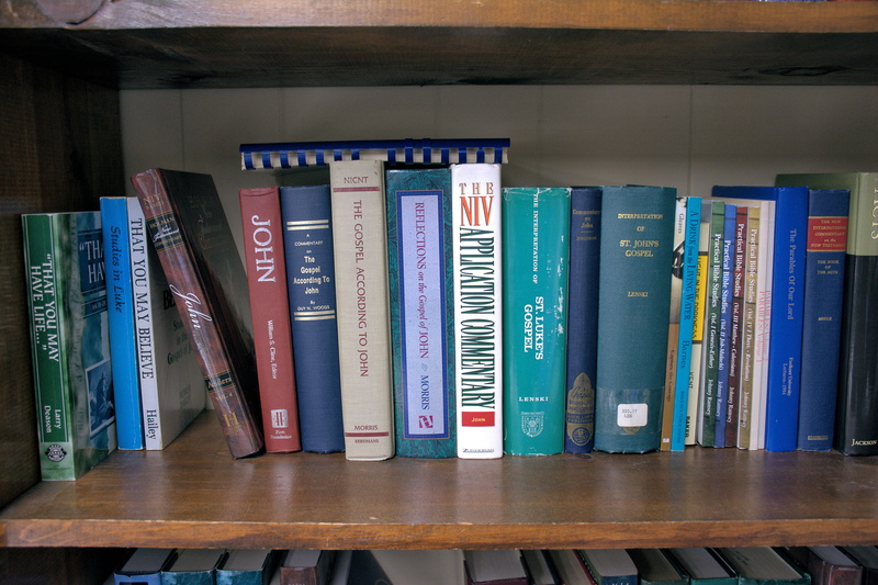 in a row, gospel, testament, variation, arrangement, no people, text, reading, choice, education, book of john, large group of objects, shelf, communication