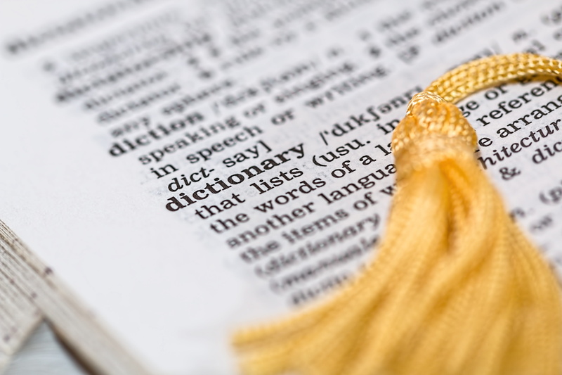 learn, meaning, information, english, close-up, page, indoors, studio shot, wedding, educate, healthcare and medicine, 5K, reading, tassel, publication