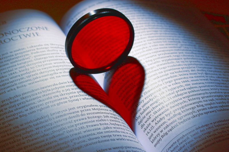 love, school, western script, selective focus, paper, ring, close-up, open, science, emotion, red, still life, 4K, heart shape, to read, literature, studies