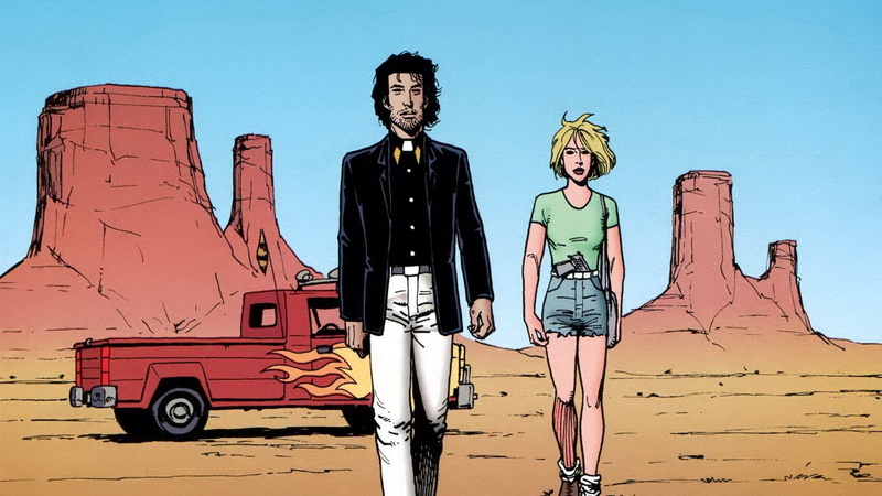 vertigo, comics, preacher, 1080P