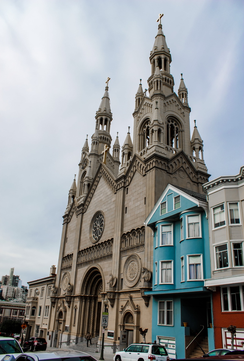 prayer, landmark, cross, alps, spiritual, san francisco, famous Place, low angle view, outdoor, holy, catholicism, religious, day, jesus, worship, christ