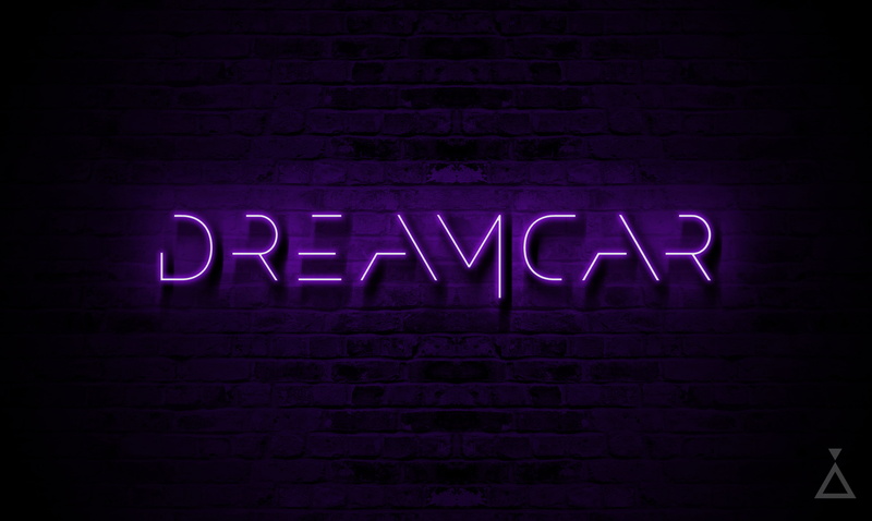 dark, text, light, bricks, wall - building feature, capital letter, close-up, wall, nightlife, brick wall, message, glowing, purple, communication, indoors