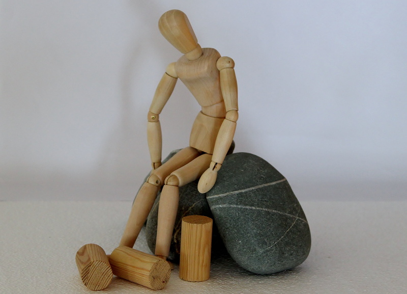 still life, toy, poverty, externally, doll, shelter, creativity, stones, holzfigur, burden, suffering, hopelessness, loss, despair, pain, hunger, asylum