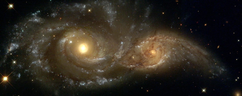 1080P, galaxies, Sci Fi, Collision, Galaxy, Space, beige, two