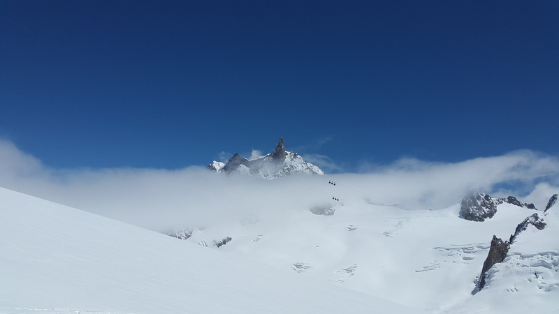 summit, grand jorasses, european Alps, vacations, sky, dent du géant, alpine, snow, sport, holiday, mountain, winter, beauty in nature, tree, mont blanc group