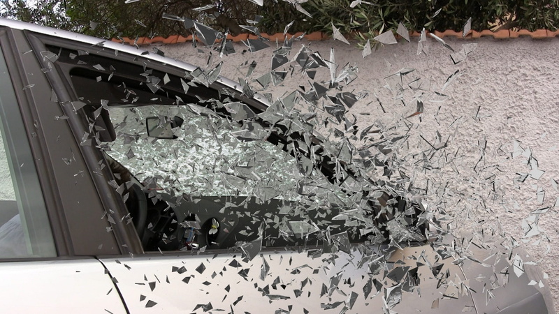 land vehicle, window, city, motor vehicle, automobile, nature, directly above, water, damaged, misfortune, plant, splatter, architecture, 1080P, car accident