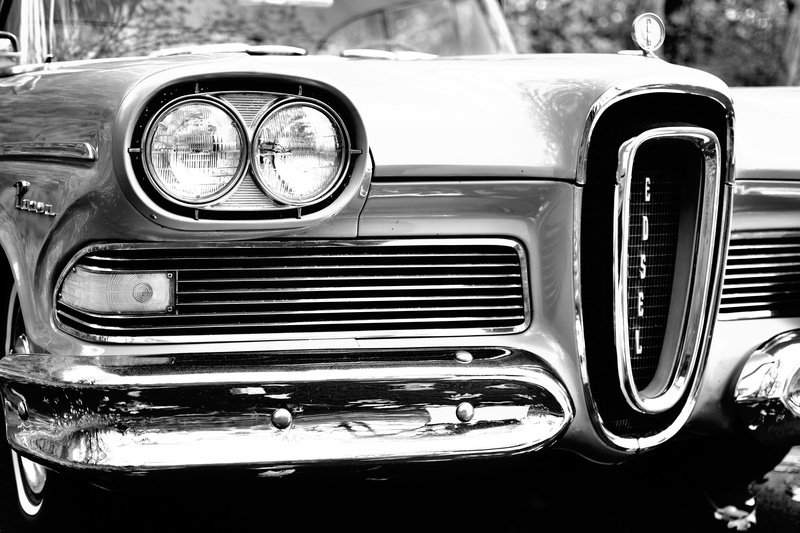 close-up, land vehicle, day, mode of transportation, vintage, chrome, vehicle part, 4K, lighting equipment, car interior, old-fashioned, focus on foreground