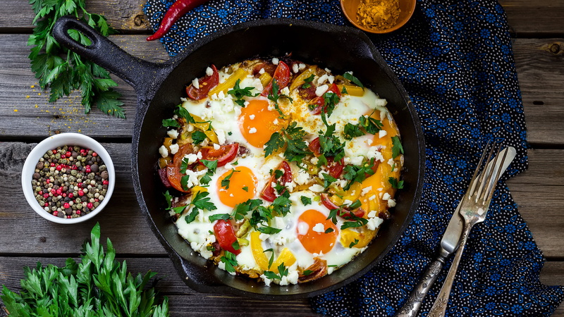 healthy eating, no people, vegetable, brunch, wellbeing, eating utensil, dish, spice, kitchen utensil, garnish, 4K, breakfast, food and drink, food, meal