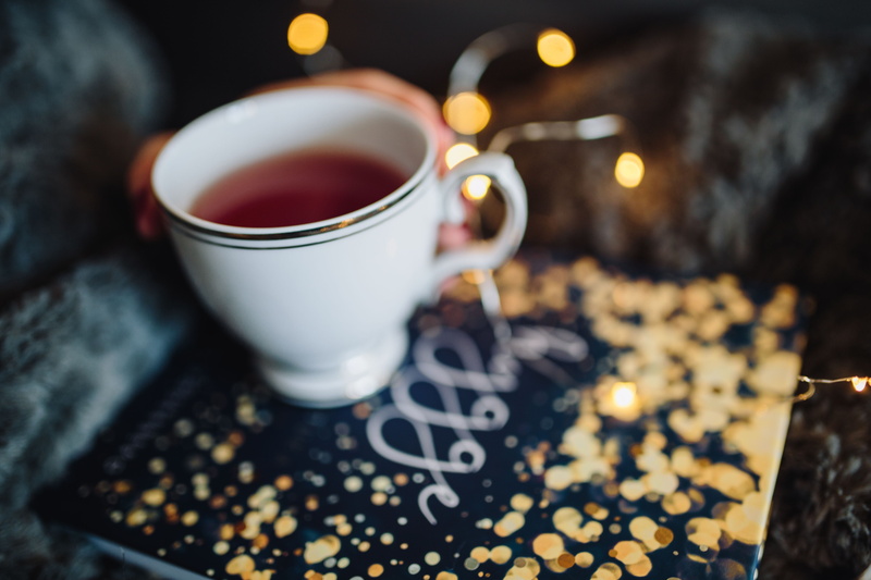 coffee - Drink, fairy lights, close-up, woman, cozy, food and drink, freshness, refreshment, hot drink, focus on foreground, no people, drink, indoors