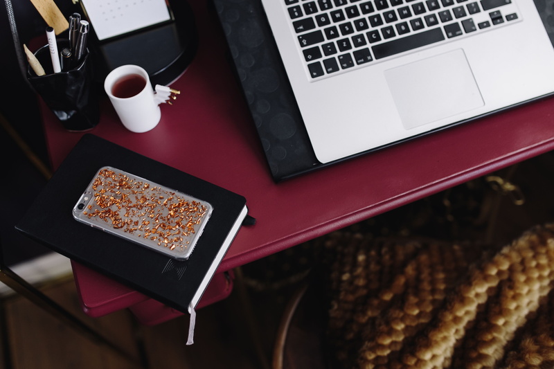 home, computer, workplace, coffee - Drink, indoors, coffee, Pink, business, keyboard, stylish, cup, snack, 5K, tray, communication, food, indoor, laptop