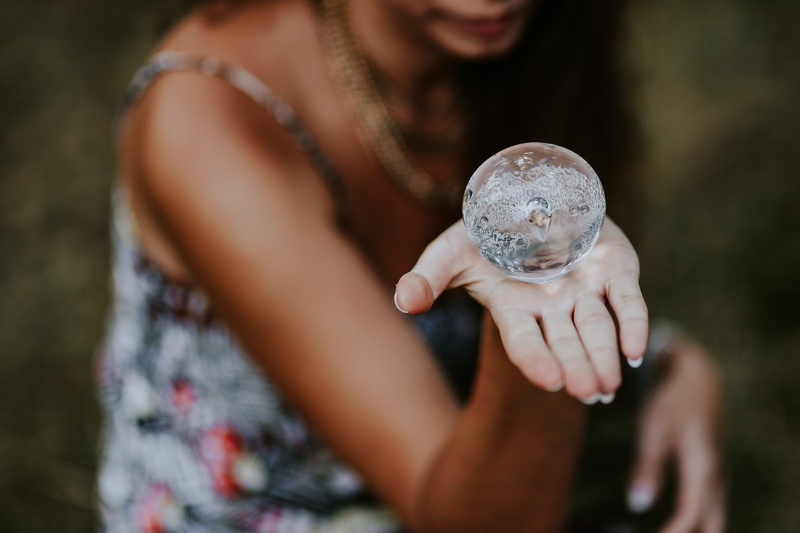 young women, young Adult, adult, drinking, one woman only, hands, day, close-up, crystal, one Person, smiling, crystal ball, Woman, glass building, little
