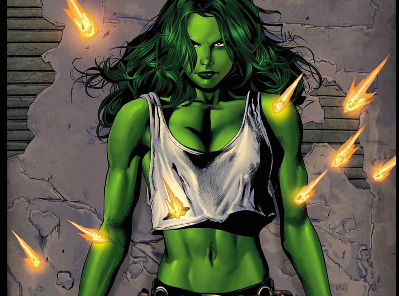 comics, she-hulk, marvel, hulk, superhero, she, 1080P