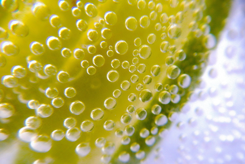 healthy eating, 4K, lemonade, bubble, macro, pattern, selective focus, no people, indoors, freshness, vegetable, flower, food and drink, food, lemon, citrus