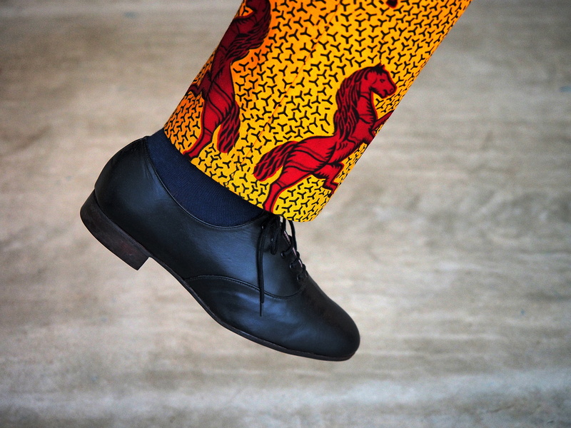 close-up, foot, day, exercise, wearing, gaudy, footstep, brogue, person, clothing, footwear, focus on foreground, dapper, stride, skip, leg, kick, orange