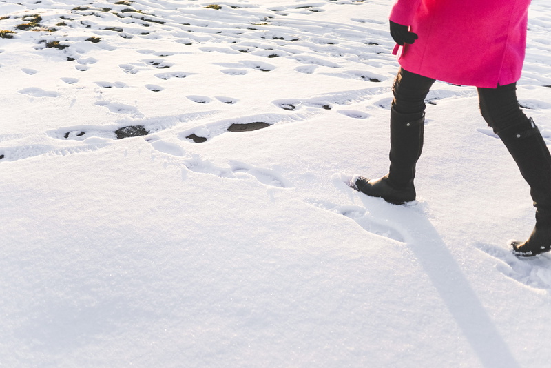 outdoors, low section, high, cold temperature, Snow, women, human limb, knee, winter, day, black, people, sport, season, nature, cold - Temperature, Walking