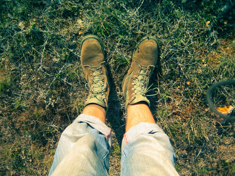 person, people, autumn, Pants, walking, november, shoelace, human Leg, grass, field, nature, human Foot, high angle view, unrecognizable person, human