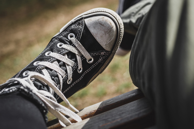black color, real people, human body part, human leg, shoe, lifestyles, selective focus, one person, shot, men, sport, nature, 4K, unrecognizable person