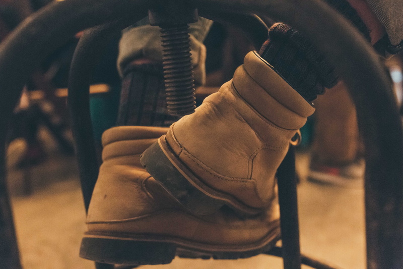 men, brown, selective focus, one person, gym, boots, close, work, adult, sport, wearing, timberland, chair, lifestyles, timb, boxing - sport, human limb
