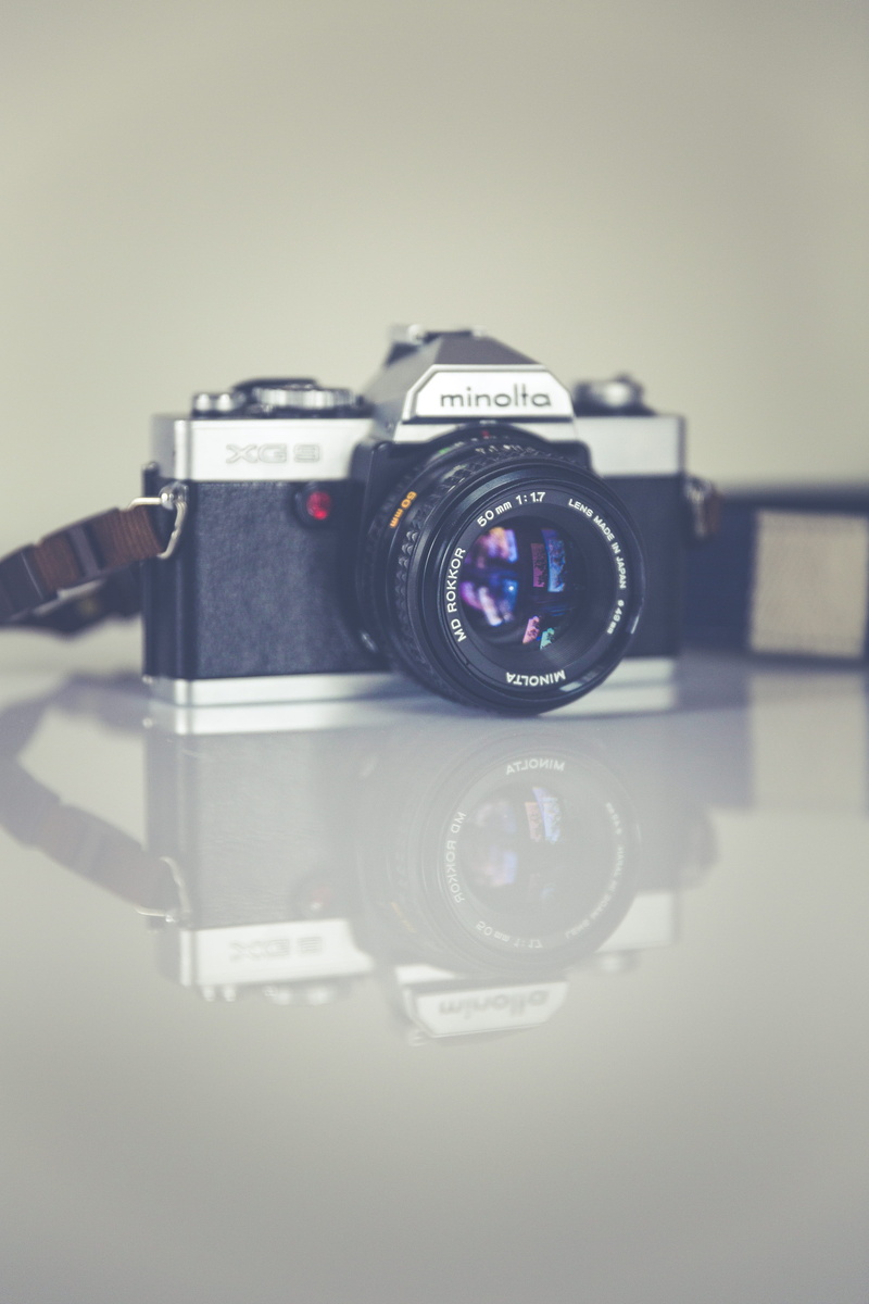 xg, technology, camera, old, Minolta, photographing, photographic equipment, rangefinder, photography, single Object, reflection, black, film, photography Themes