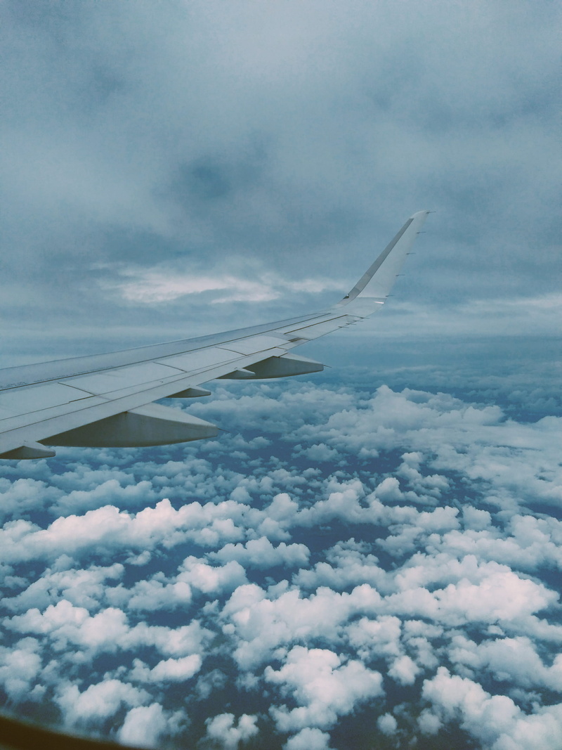 nature, beauty in nature, above, clouds, airplane, softness, aircraft wing, fly, air, aircraft, scenics - nature, wing, day, plane, thick, tranquility