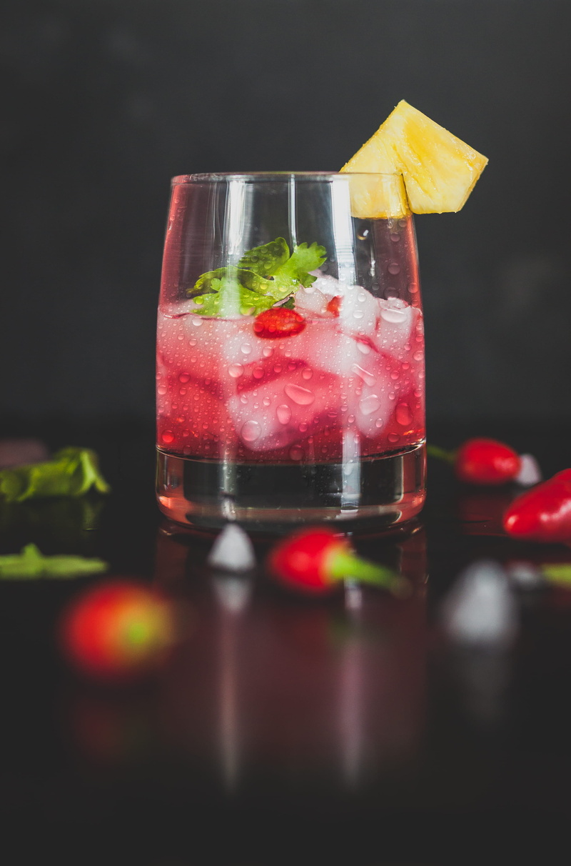 drink, chili, green Color, slice, glass - material, still life, close-up, no people, mint Leaf - Culinary, berry fruit, food and drink, household equipment