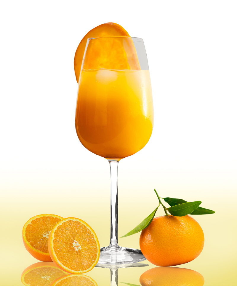 household equipment, healthy eating, vitamins, clear, cold, mandarin, orange - fruit, cocktail, juice, eat, close-up, orange, glass, food, aperitif, 4K