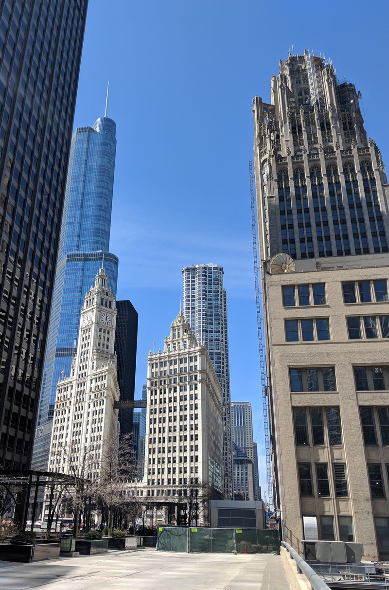 nbc tower, steeple, sky, tower, downtown, nature, clear sky, building exterior, metropolis, apartment building, city, office, travel destinations, built structure