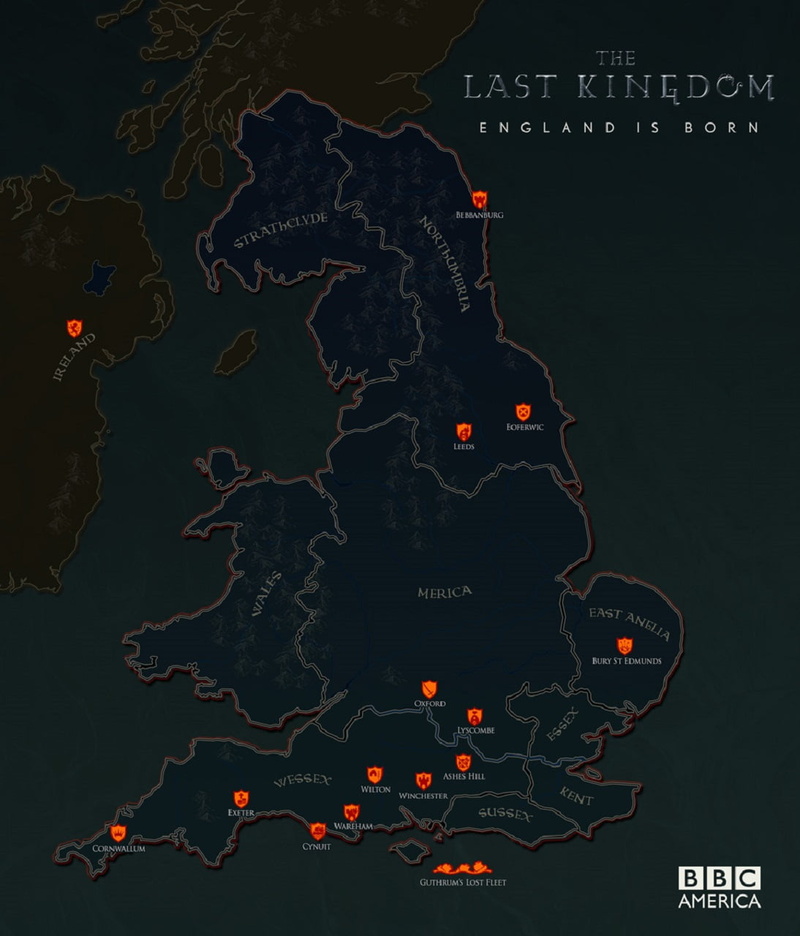 map, England, tv series, 720P, TV, The Last Kingdom, history, BBC