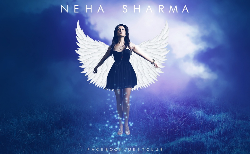 costume wing, looking at camera, angel, one person, photo, standing, 2K, Creative, women, neha, innocence, young adult, fashion, spirituality, indian actress