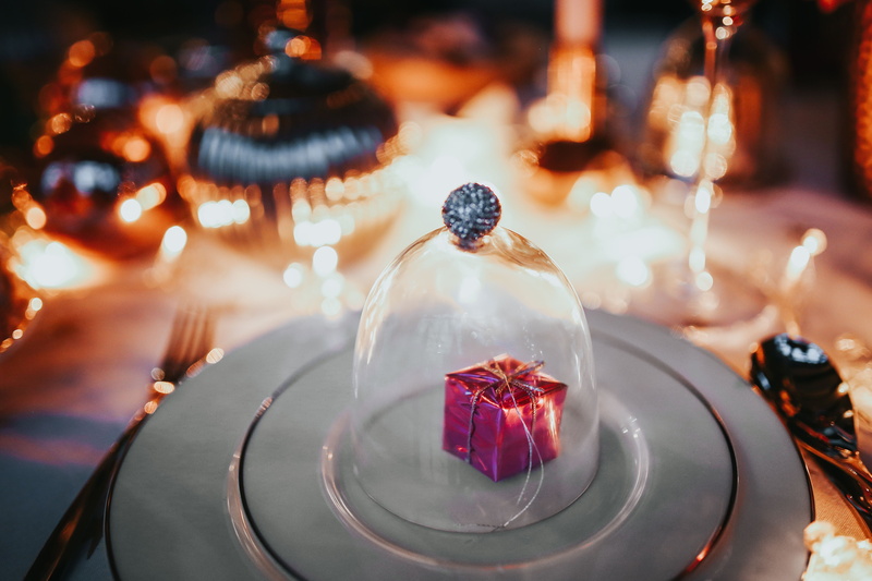 indulgence, holiday, decorations, dessert, illuminated, wedding cake, sweet, plate, glamour, still life, wedding, indoors, temptation, food and drink, food