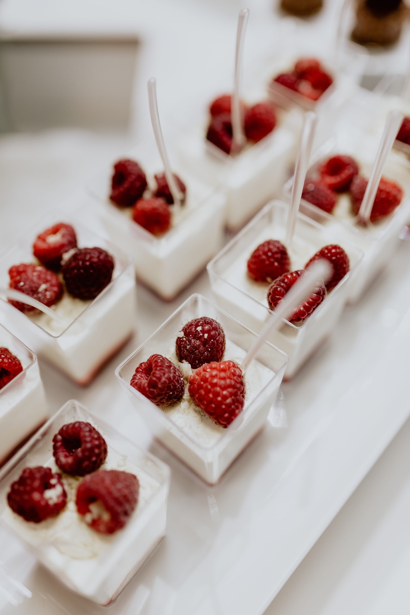 5K, healthy eating, close-up, temptation, tray, indoors, party, wedding, table, ready-to-eat, strawberry, high angle view, dessert, still life, indulgence