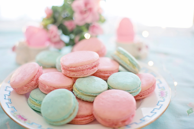 treat, french, freshness, macarons, indulgence, pink, delicious, food, easter, close-up, ready-to-eat, unhealthy eating, flower, sweet, biscuits, sweet food