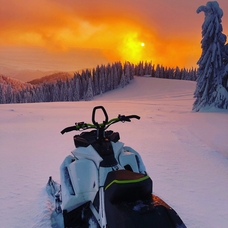 nature, unnamed road, jet ski, outdoors, land, orange color, vehicle, plant, fir, dawn, snowcapped mountain, transportation, abies, tool, romania, comuna budureasa