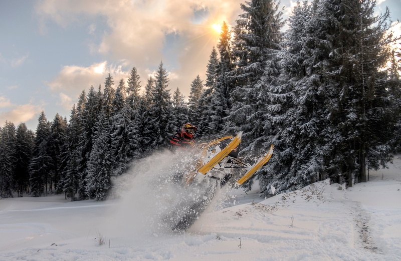 snowmobile, jump, 1080P, athlete