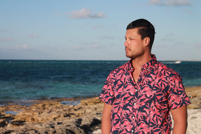 nature, real people, contemplation, young adult, tropical, samoan, male model, land, scenics - nature, lifestyles, beach, young men, horizon over water
