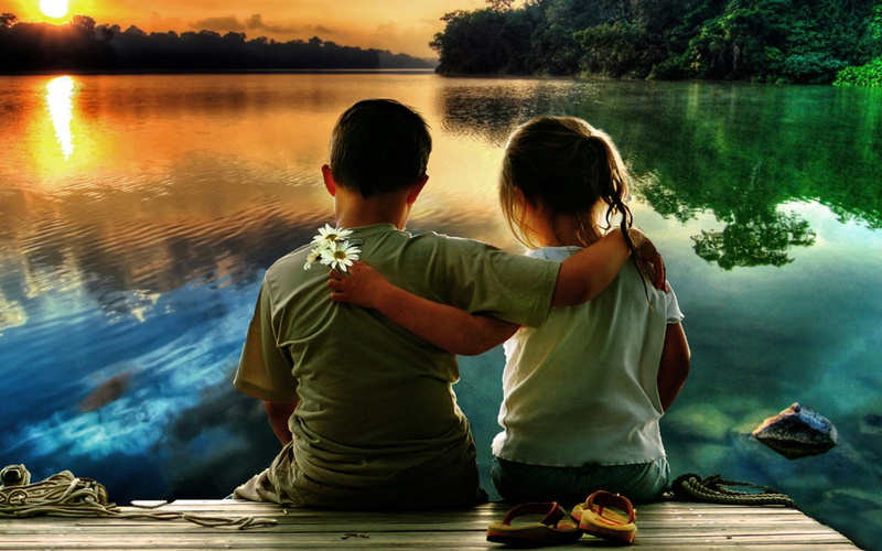 cute, best Friends Forever s, children, 1080P, friends