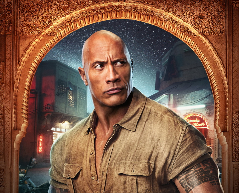 Dwayne Johnson, Jumanji: The Next Level, Movie, 1080P