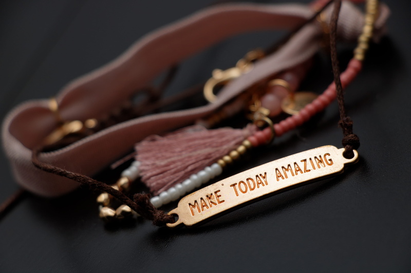 leather, pink, antique, beads, necklace, colored, make, western script, black background, 5K, accessibility, jewelry, text, slogan, focus on foreground