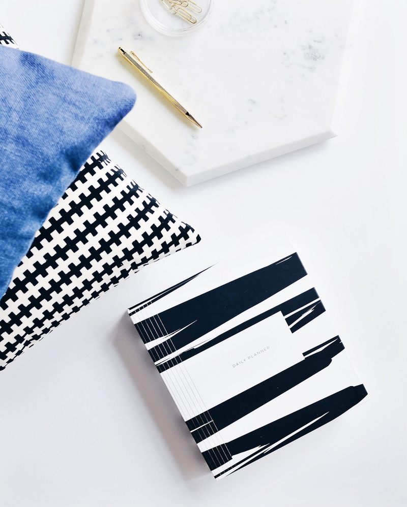 book, directly above, still life, white color, interiordesign, homedecor, no people, simplicity, organized, labeled, planner, pen, beside, retractable