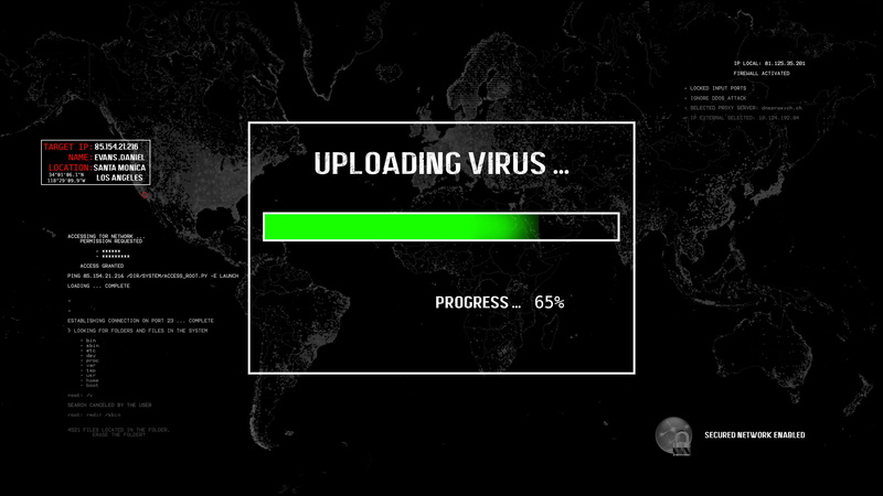 hacking, black background, text, 2K, Virus