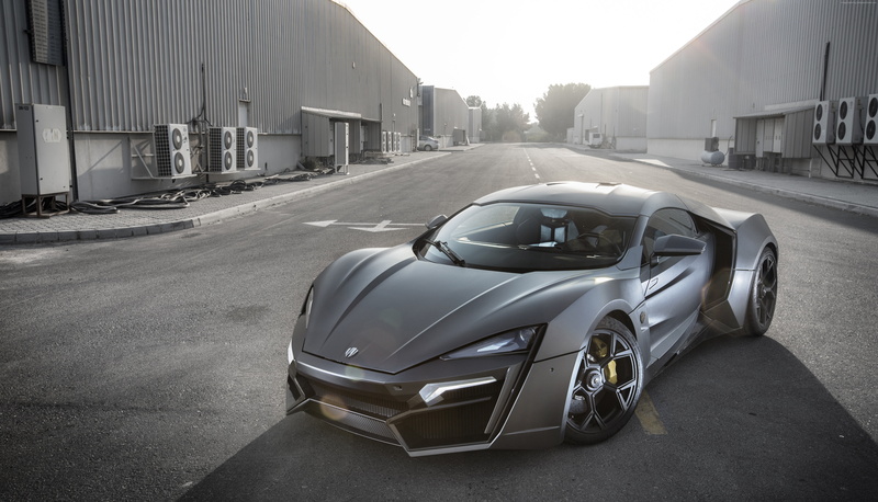 5K, speed, road, sports car, black, supercar, W Motors, test drive, luxury cars, Lykan HyperSport