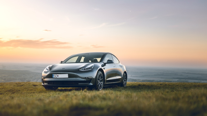 Silver Car, Vehicle, Luxury Car, Tesla Model S, 4K, Car, Tesla Model 3, Tesla Motors